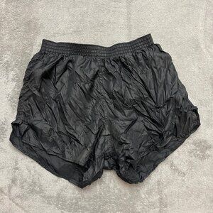 Vintage Soffe Shorts - Black nylon athletic short, Adult Medium